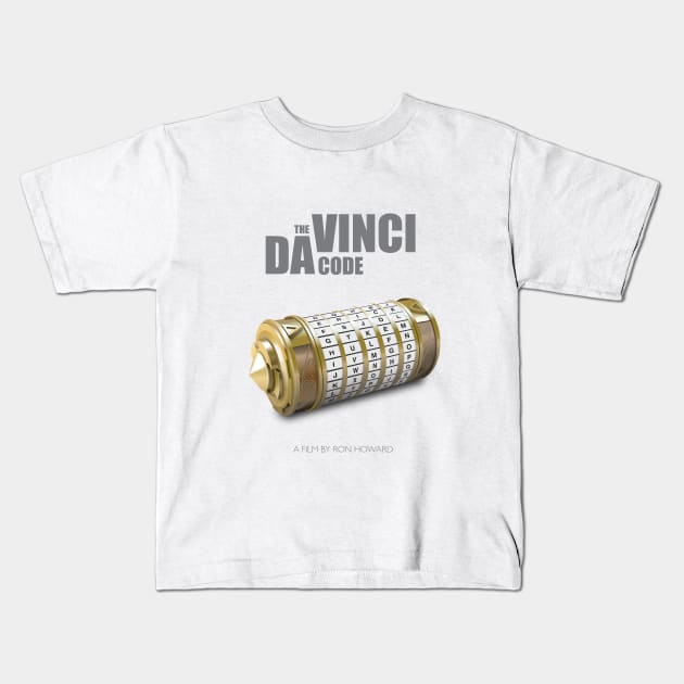 The da Vinci Code - Alternative Movie Poster Kids T-Shirt by MoviePosterBoy